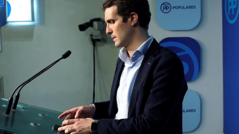 El vicesecretario de comunicación del PP, Pablo Casado. - EFE El vicesecretario de comunicación del PP, Pablo Casado. - EFE