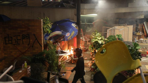 Protestas en Hong Kong. EFE/JEROME FAVRE Protestas en Hong Kong. EFE/JEROME FAVRE