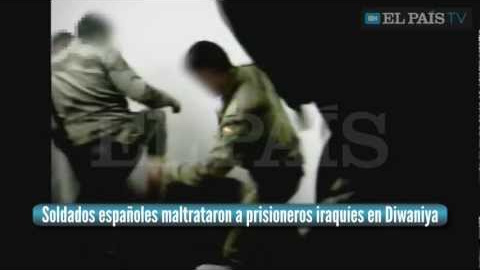 SOLDADOS ESPAÑOLES TORTURAN A PRISIONEROS IRAQUÍES EN DIWANIYA