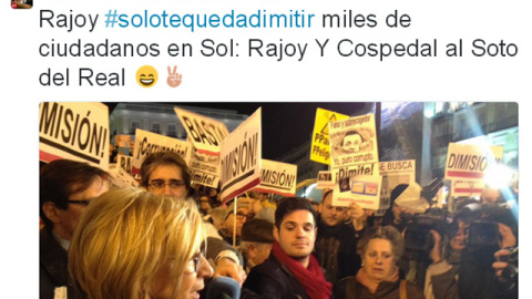 Tuit de Carlos Martínez-Gorriarán.