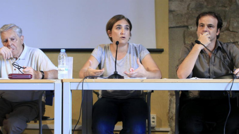 Ada Colau, lider de Guanyem, en una rueda de prensa junto al abogado Jaume Asens. EFE Ada Colau, lider de Guanyem, en una rueda de prensa junto al abogado Jaume Asens. EFE