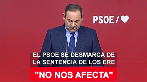 El PSOE se desmarca de la sentencia de los ERE El PSOE se desmarca de la sentencia de los ERE