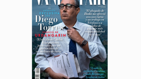 La portada de Vanity Fair con Diego Torres.(Vanity Fair) La portada de Vanity Fair con Diego Torres.(Vanity Fair)
