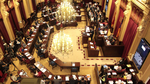 Imagen de archivo del Parlament Balear. Imagen de archivo del Parlament Balear.