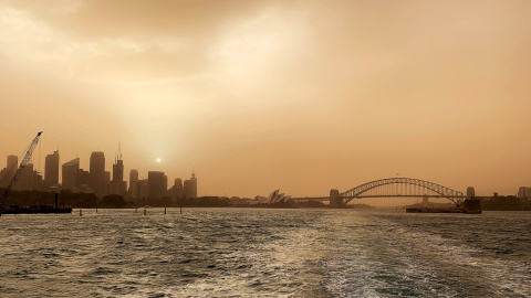 12/11/2019- La contaminación del aire en la ciudad de Sídney, la más poblada de Australia. REUTERS / John Mair