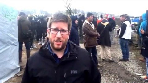 Desde el campamento 'La Selva' de Calais Desde el campamento 'La Selva' de Calais