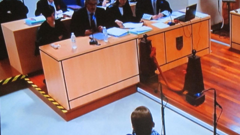 Momento de la declaración de la cuidadora de Asunta. EUROPA PRESS Momento de la declaración de la cuidadora de Asunta. EUROPA PRESS