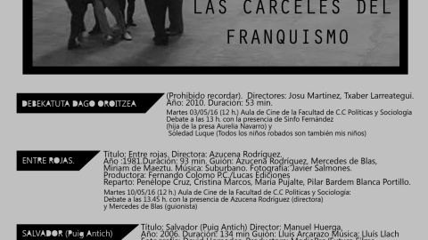 Ciclo de cine Cárceles del franquismo (1)