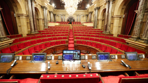 Hemiciclo del Parlament de Catalunya. REUTERS Hemiciclo del Parlament de Catalunya. REUTERS