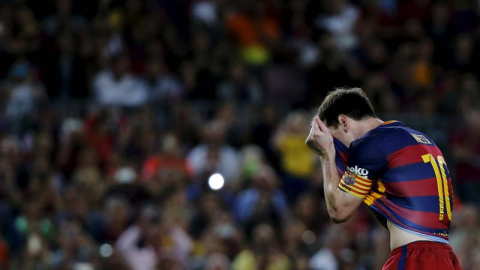 Messi, durante un partido con el Barça. / SUSANA VERA (REUTERS) Messi, durante un partido con el Barça. / SUSANA VERA (REUTERS)