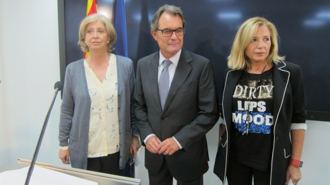 Artur Mas, Joana Ortega, Francesc Homs e Irene Rigau. EUROPA PRESS Artur Mas, Joana Ortega, Francesc Homs e Irene Rigau. EUROPA PRESS