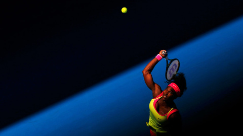 Serena Williams durante el Open de Australia. /CARLOS BARRIA (REUTERS)