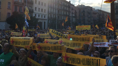 Concentració 'República és llibertat', convocada per l'ANC i entitats i partits sobiranistes, aquest dilluns a Barcelona / ANC Concentració 'República és llibertat', convocada per l'ANC i entitats i partits sobiranistes, aquest dilluns a Barcelona / ANC