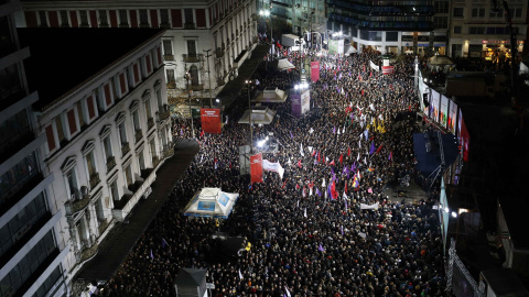 Vista general del mitin de cierre de campaña de Syriza, en Atenas. REUTERS/Marko Djurica