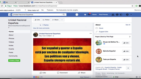 Cómo debe ser un español, según Unidad Nacional de España. Cómo debe ser un español, según Unidad Nacional de España.