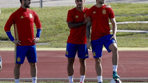 Isco, Thiago e Iñigo Martínez ya fueron claves para Lopetegui en la sub'21. /EFE