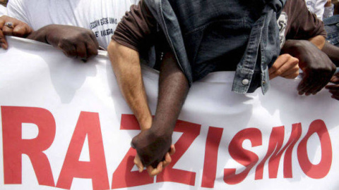 Una manifestación contra el racismo. EFE Una manifestación contra el racismo. EFE