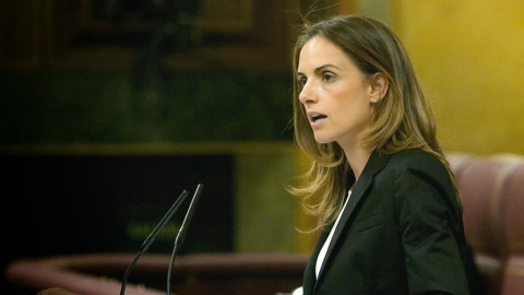 La diputada socialista Susana Sumelzo en la tribunal el Congreso. EFE La diputada socialista Susana Sumelzo en la tribunal el Congreso. EFE