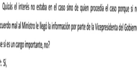 Declaración ex comisario Eugenio Pino en noviembre de 2015.