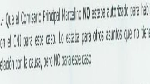 Denuncia presentada por el ex número dos de la Policía, Eugenio Pino.