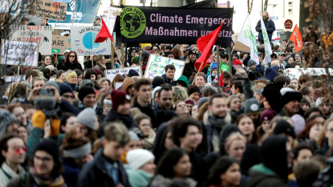 Europa ha sido el epicentro de las protestas llenando las vías de ciudades como Viena, Austria. / Reuters