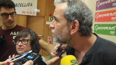 Willy Toledo declara ante los medios. EUROPA PRESS
