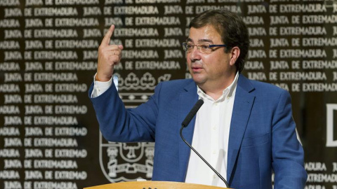 Vara, en rueda de prensa. EFE Vara, en rueda de prensa. EFE