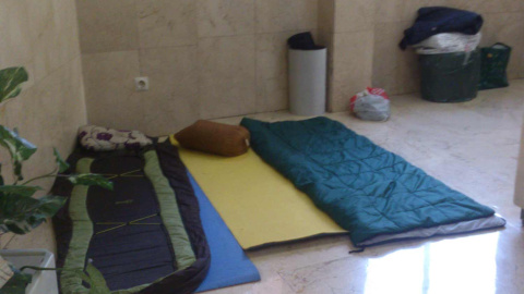 Sacos de dormir de los miembros de la PLAFHC. DM
