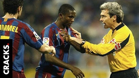El día que un árbitro convenció a Eto'o a seguir jugando El día que un árbitro convenció a Eto'o a seguir jugando