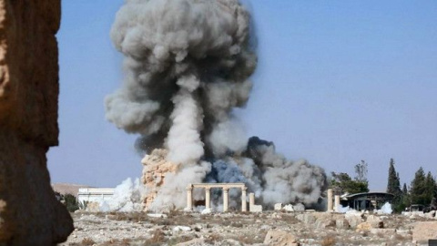 Un arco de triunfo romano de 2.000 años de antigüedad es destruido por Estado Islámico en Palmira. Archivo. Un arco de triunfo romano de 2.000 años de antigüedad es destruido por Estado Islámico en Palmira. Archivo.