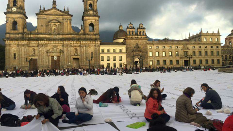 Intervención de Doris en Bogotá / Twitter #PAZalacalle Intervención de Doris en Bogotá / Twitter #PAZalacalle