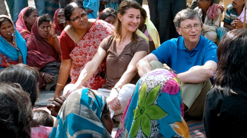 Bill y Melinda Gates durante un viaje a la India en 2011.-BILL AND MELINDA GATES FOUNDATION Bill y Melinda Gates durante un viaje a la India en 2011.-BILL AND MELINDA GATES FOUNDATION