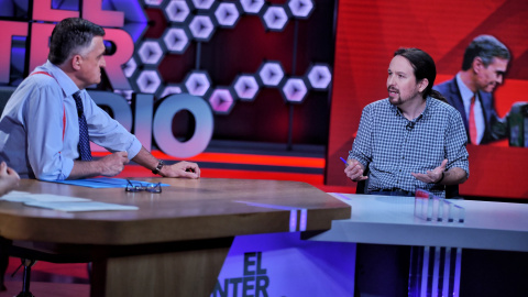 Pablo Iglesias durante la entrevista concedida a 'El Intermedio' tras la investidura de Pedro Sánchez. / Daniel Gago - Podemos. Pablo Iglesias durante la entrevista concedida a 'El Intermedio' tras la investidura de Pedro Sánchez. / Daniel Gago - Podemos.