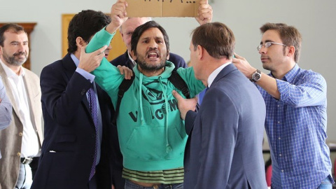 Lagarder en el acto del arzobispo Osoro.