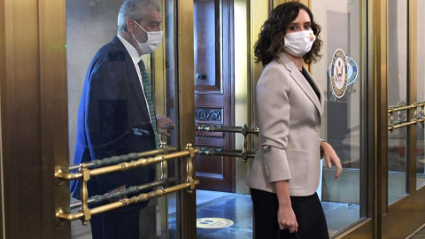 Ayuso, hace unos días en Washington. EFE/Lenin Nolly Ayuso, hace unos días en Washington. EFE/Lenin Nolly