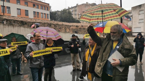 Artur Junqueras, al jutjat de Manresa. EUROPA PRESS