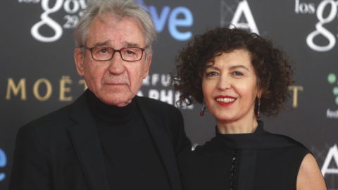 El actor José Sacristán y su mujer. REUTERS