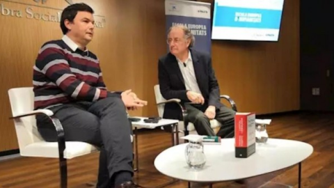 Thomas Piketty amb Josep Ramoneda. EUROPA PRESS. Thomas Piketty amb Josep Ramoneda. EUROPA PRESS.