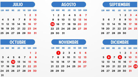 Calendario laboral Calendario laboral