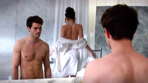 Una de las escenas de '50 sombras de Grey'. Una de las escenas de '50 sombras de Grey'.