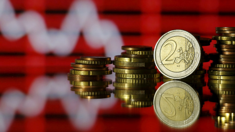 Monedas de euros. / REUTERS Monedas de euros. / REUTERS