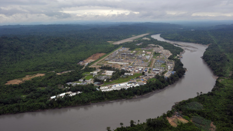 El proyecto gasístico de Plupetrol en la región de Camisera. AFP El proyecto gasístico de Plupetrol en la región de Camisera. AFP