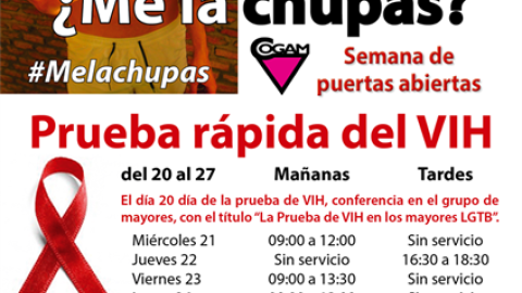 Campaña '¿Me la chupas?'./COGAM Campaña '¿Me la chupas?'./COGAM