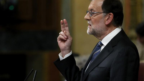 Rajoy, durante su discurso de investidura. EFE/Chema Moya Rajoy, durante su discurso de investidura. EFE/Chema Moya
