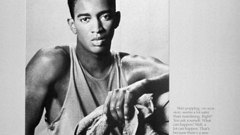 Cartel para la prevención del SIDA por el uso de drogas en 1989 / National Institute of Health's Public Health Library