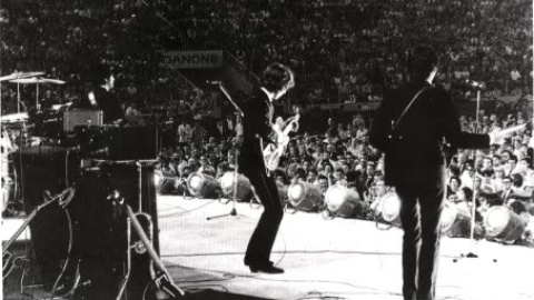 Los Beatles en aquel mítico concierto en Barcelona