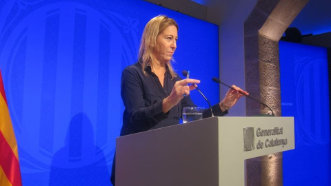 La vicepresidenta del Govern, Neus Munté durante la rueda de prensa de hoy martes. EUROPA PRESS La vicepresidenta del Govern, Neus Munté durante la rueda de prensa de hoy martes. EUROPA PRESS