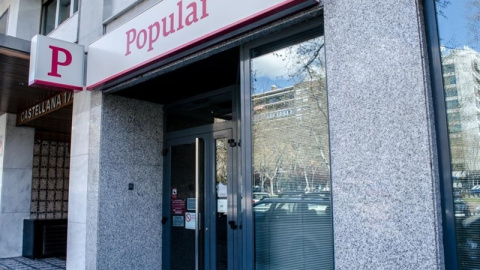 Una sucursal del Banco Popular. E.P. Una sucursal del Banco Popular. E.P.
