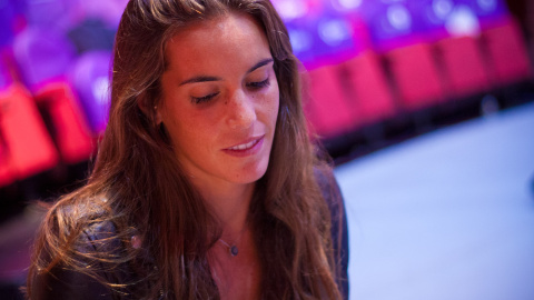 Ona Carbonell, en el Circo Price de Madrid. CHRISTIAN GONZÁLEZ Ona Carbonell, en el Circo Price de Madrid. CHRISTIAN GONZÁLEZ