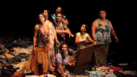 Representación de la obra de 'Fuenteovejuna'.